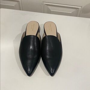 New Cole Haan Piper mules black leather